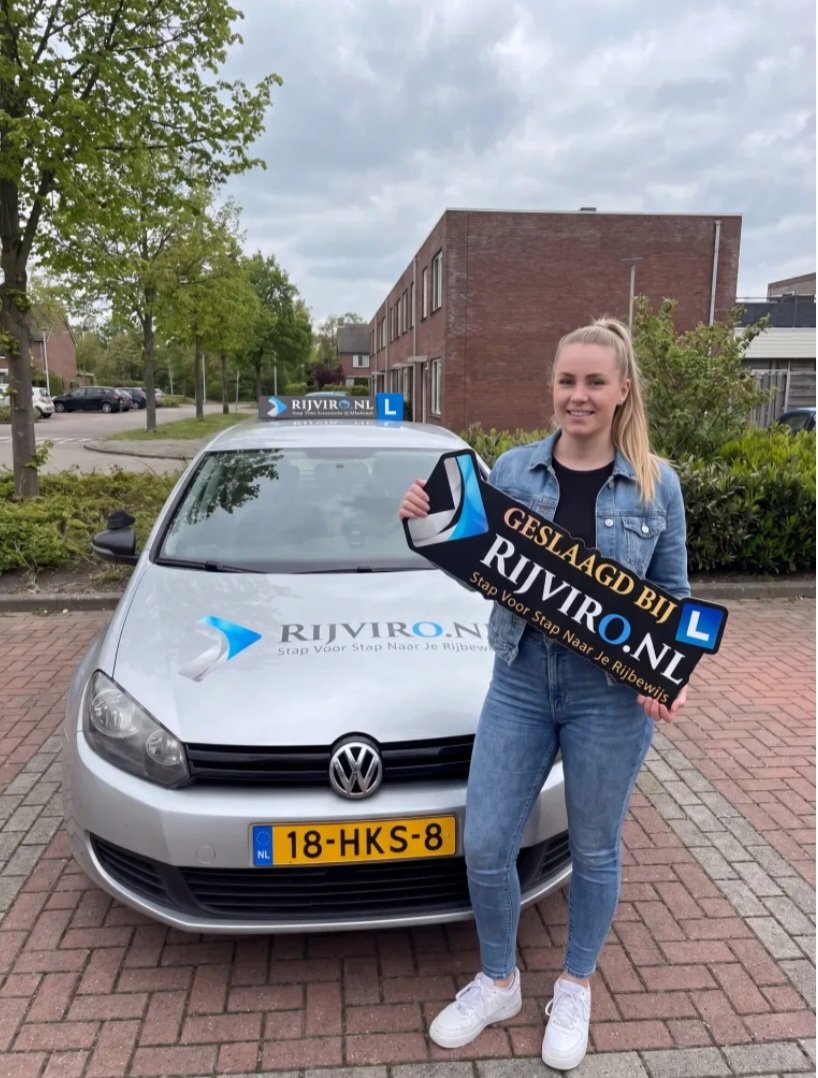 Geslaagd bij Rijviro.nl
